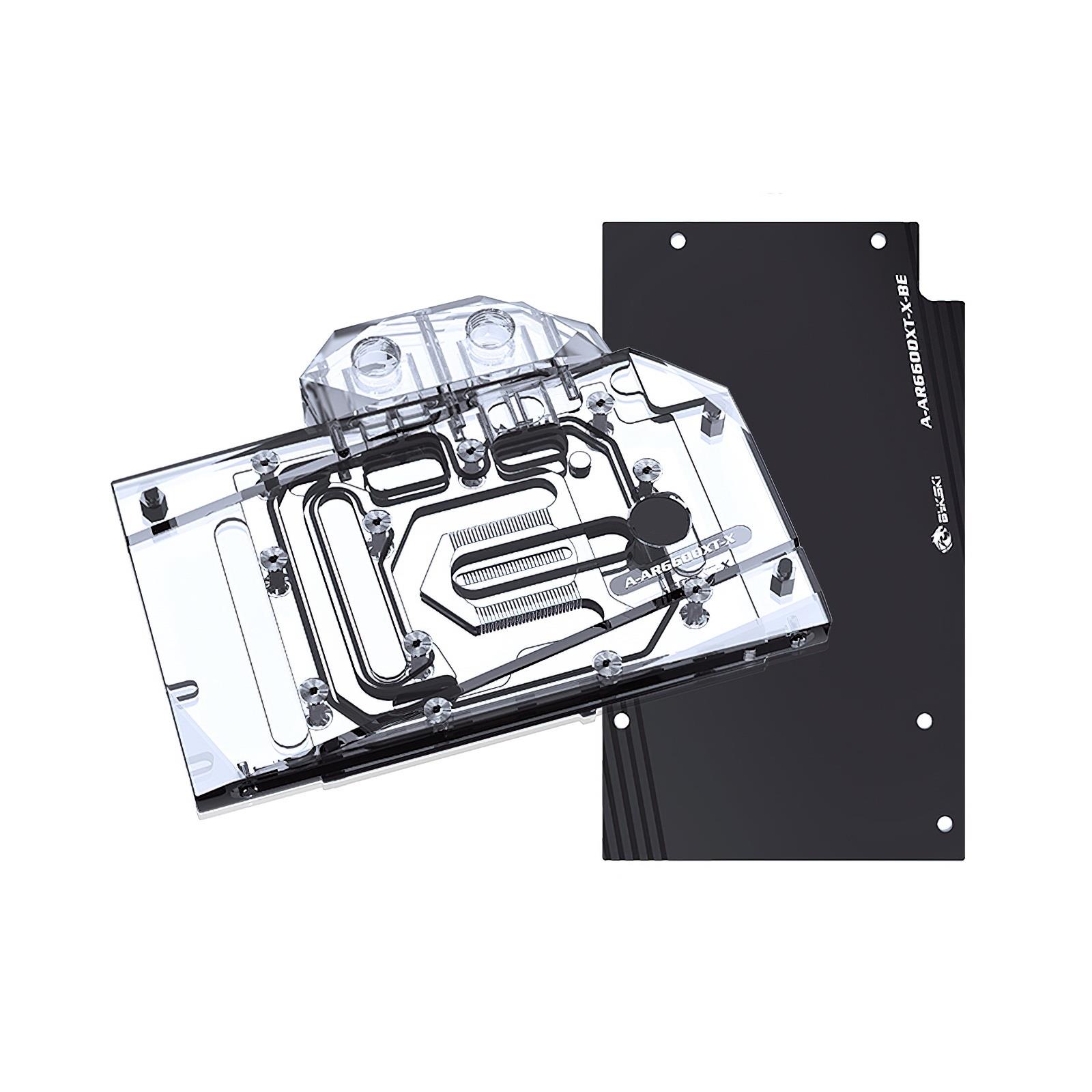 Gnorium Water Cooling GPU Block for ASRock 6600XT Challenger ITX A